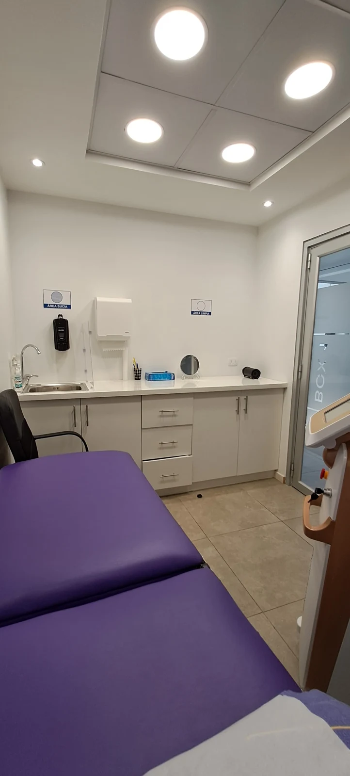 Box de depilación láser de Centro Dual